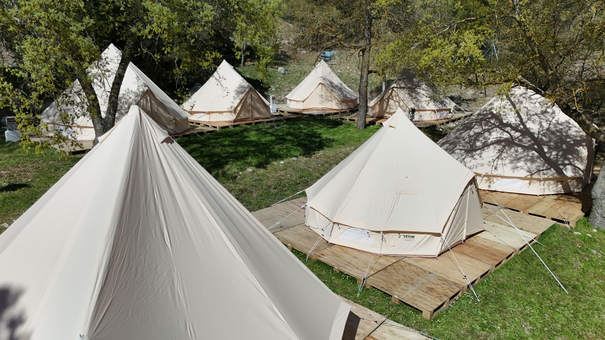 1 noche en tienda Glamping para 4 personas (DIARIO)